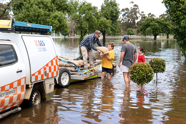 NSW Premier Dominic Perrottet Tours Flood Affected Areas In NSW