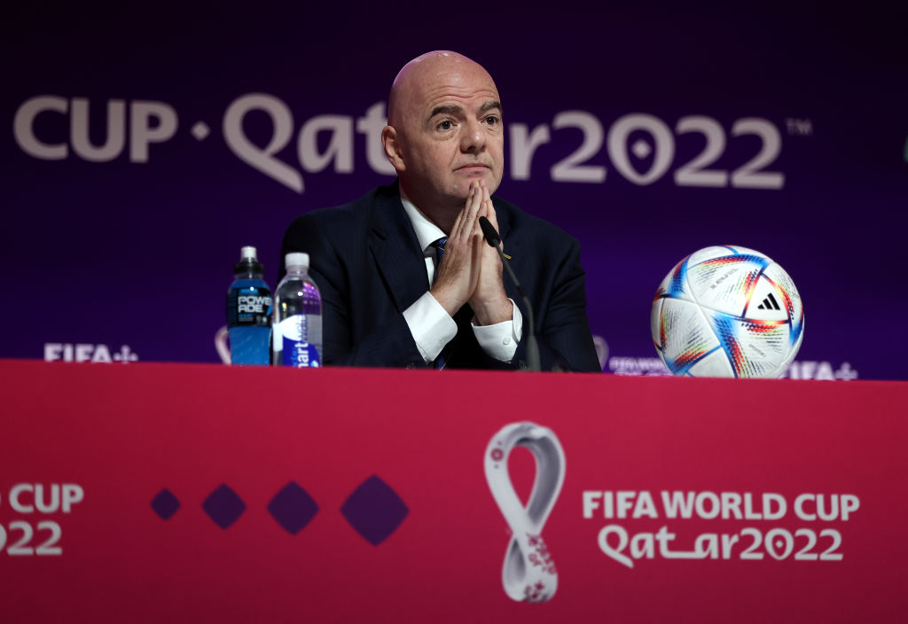 Fifa president Gianni Infantino defended the Qatar World Cup on the eve of the tournament