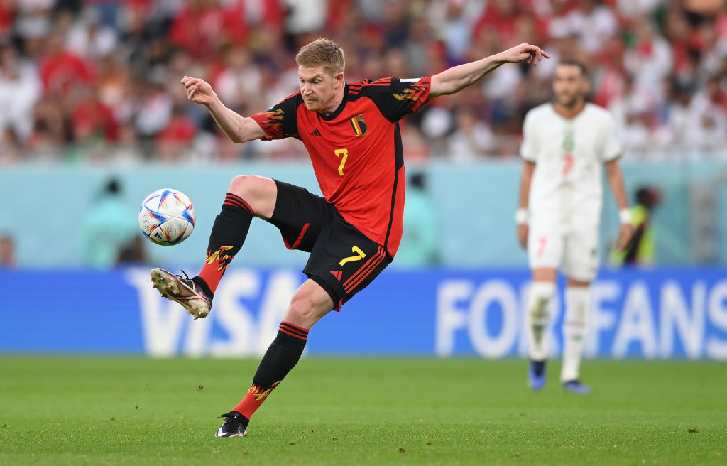 Belgium's Kevin De Bruyne