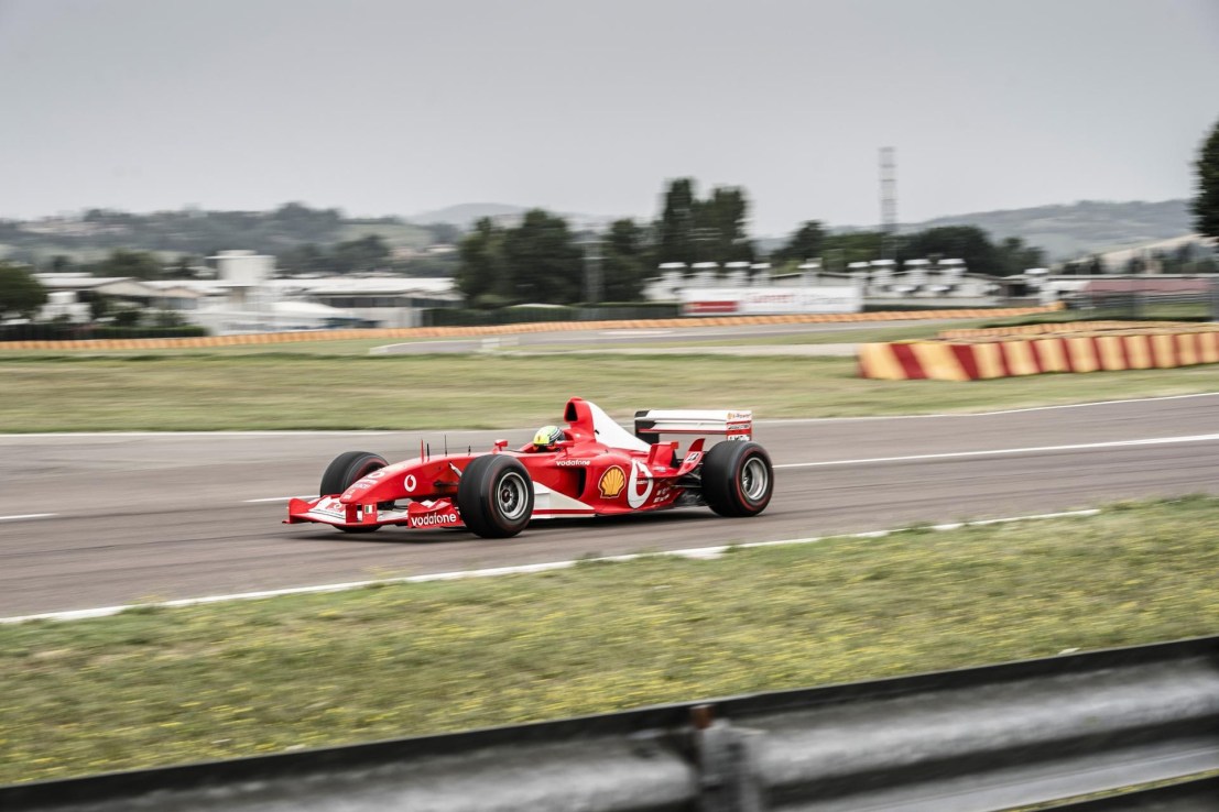 The iconic Ferrari in action 