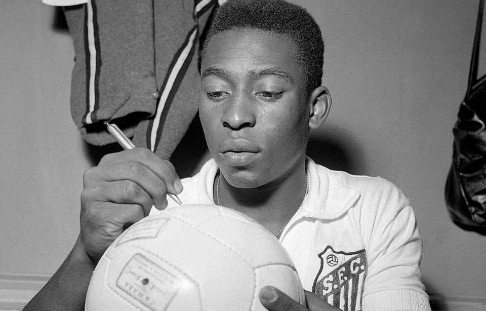 A 19-year-old Pele is among the subjects featured in the auction of iconic football photography