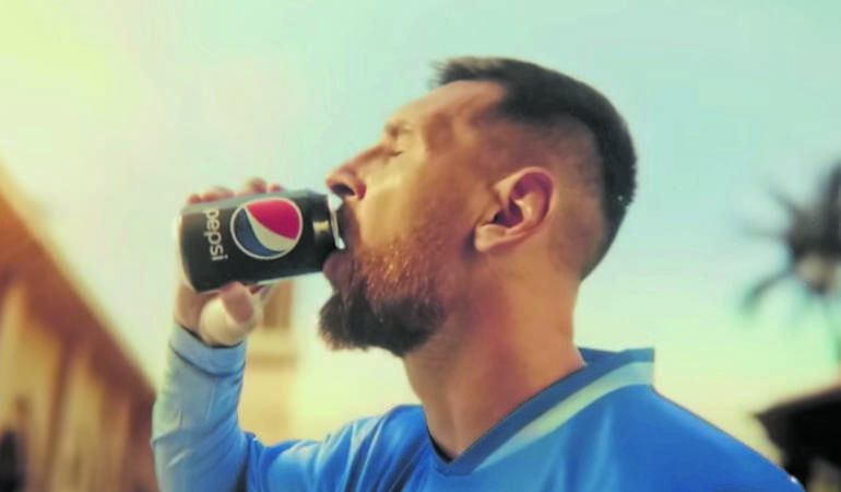 Lionel Messi appears in Pepsi's action-packed World Cup advert for Qatar 2022