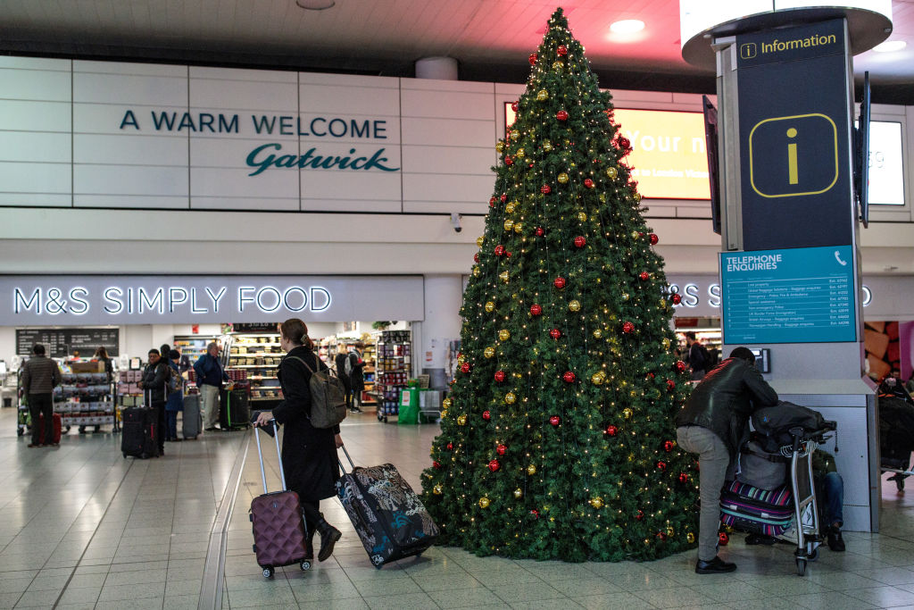 UK flights during the festive period have remained significantly below pre-pandemic levels, according to research.(Photo by Jack Taylor/Getty Images)
