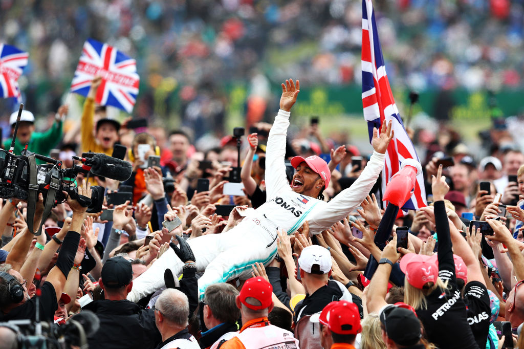 Lewis Hamilton at the F1 Grand Prix of Great Britain