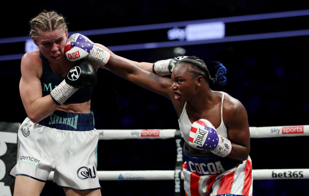 Claressa Shields (right) and Savannah Marshall (left) clashed at the O2 this year in the biggest ever night of women's boxing in the UK