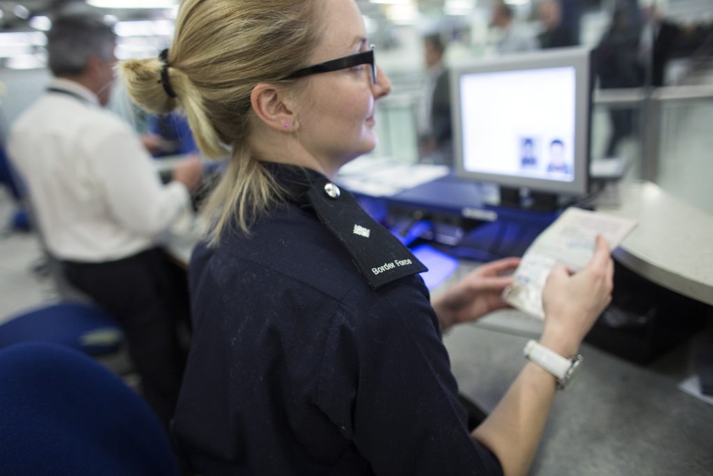 Millions of Britons will need to brace for additional chaos during the festive season as Border Force staff at several UK hubs are set to down tools. (Photo by Oli Scarff/Getty Images)