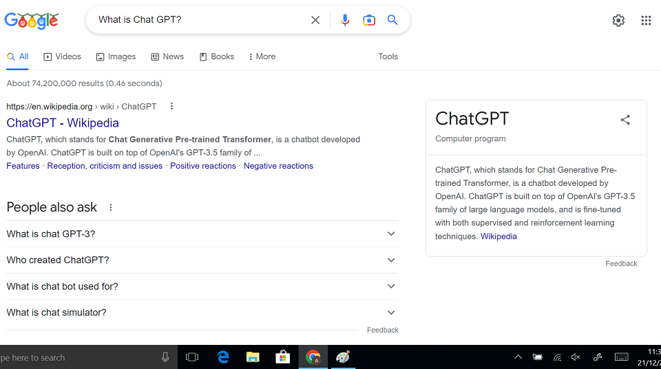 A short story about ChatGPT3 killing the giant Google : r/ChatGPT