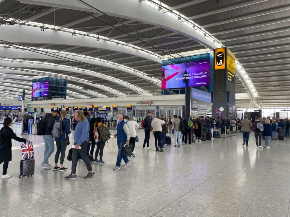 Queues for security and Heathrow 