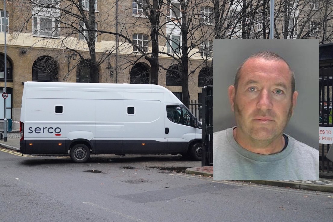 A prison van arrives at Southwark Crown Court where serving Metropolitan Police officer David Carrick (pictured) has admitted 49 offences, including 24 counts of rape, after carrying out sex attacks on a dozen women over an 18-year period. Picture date: Monday January 16, 2023.