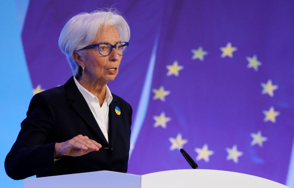 ECB chief Christine Lagarde is expected to lead an aggressive rate hike cycle this year despite some eurozone economies flirting with a recession