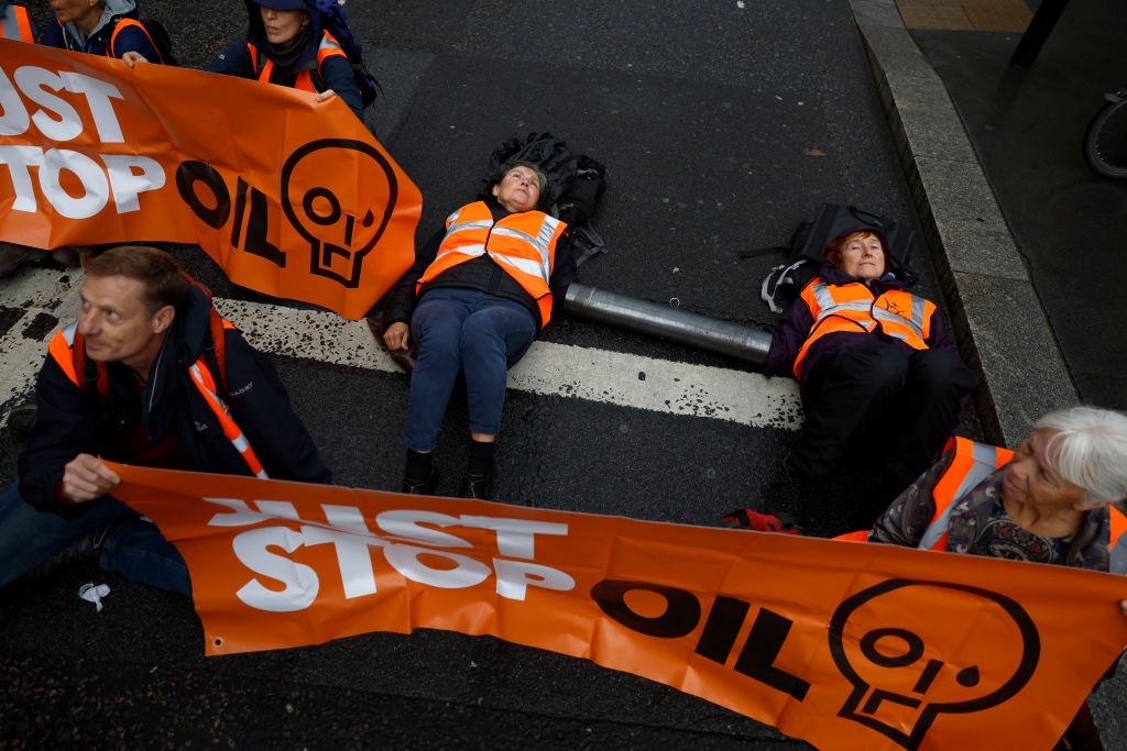 'Just Stop Oil' Protest Action In London