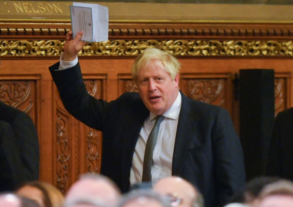 Former PM Boris Johnson set the 300,000 electric car charger target.