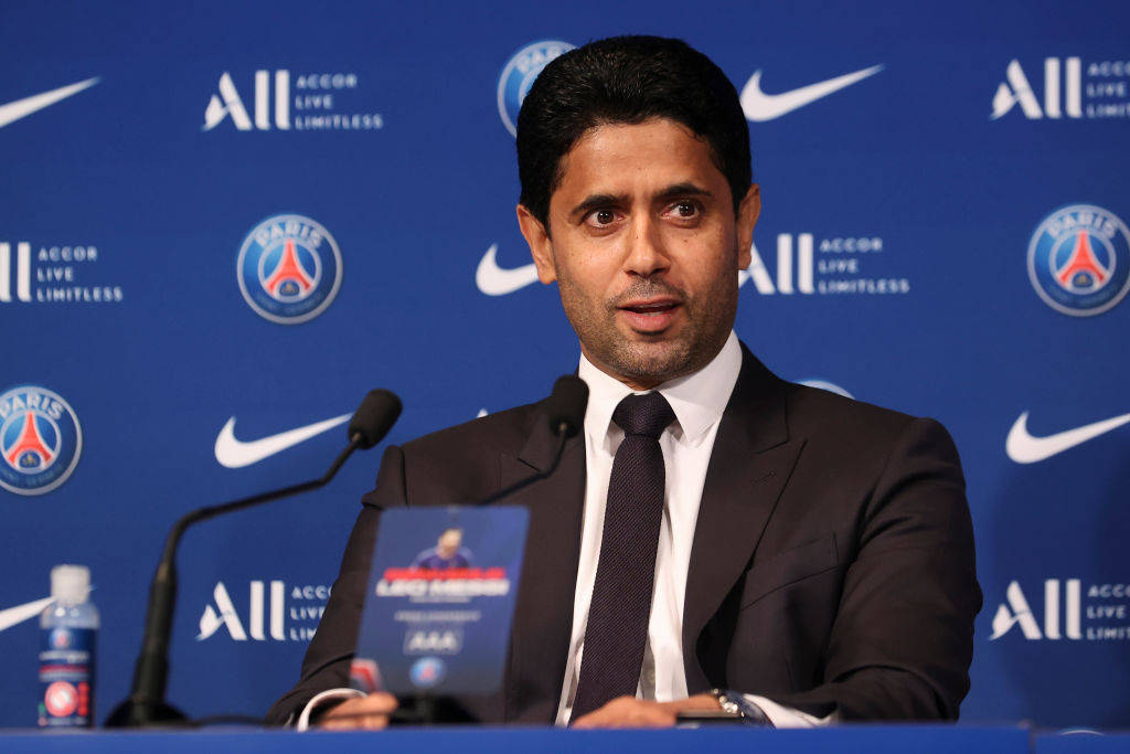 Nasser Al-Khelaifi is chairman of Qatar Sport Investments and president of Paris Saint-Germain