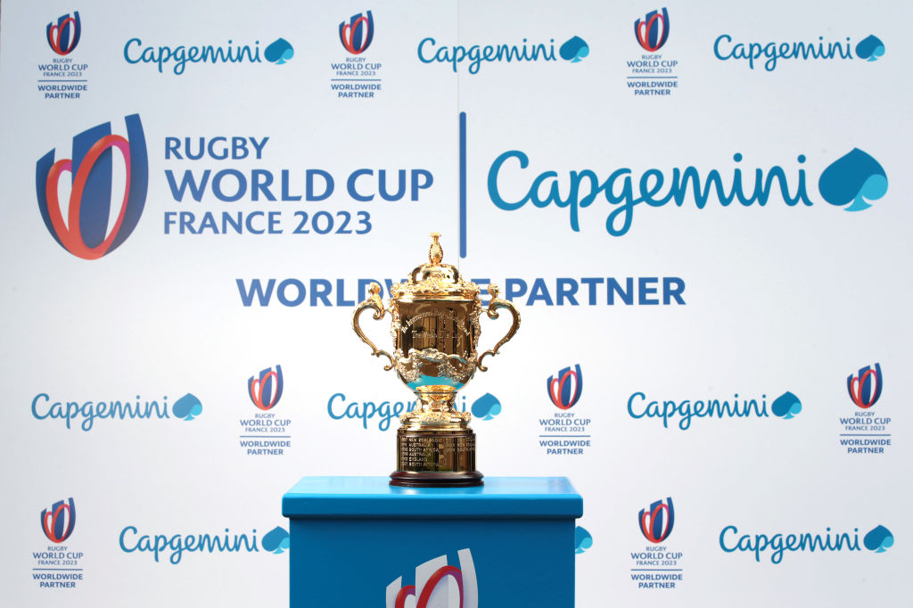 Rugby World Cup trophy