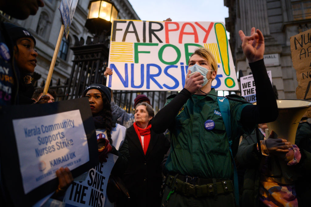 England's Nurses Hold Second Strike Over Pay And Conditions