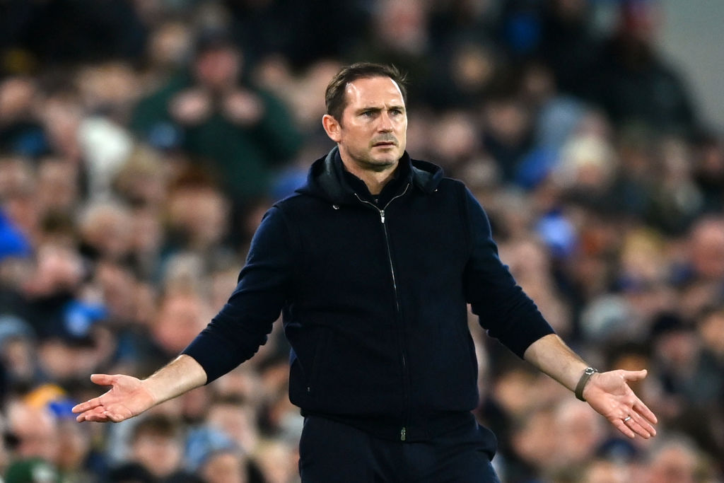 Everton boss Frank Lampard