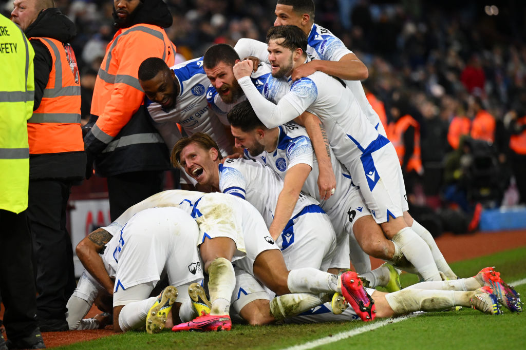 Stevenage celebrate