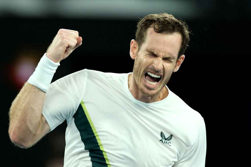 Andy Murray earned a first win over a top 20 player in six years at the Australian Open