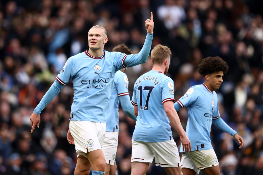 Manchester City striker Erling Haaland's hat-trick against Wolves took his tally to 31 goals in 26 games this season