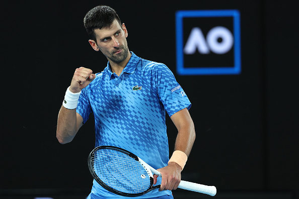 Novak Djokovic beat Tsitsipas in straight sets to claim his 10th Australian Open title and equal the men's Grand Slam record