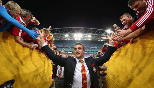 SYDNEY, AUSTRALIA - JULY 06:  Sam Warburton, the Lions tour captain walks down the tunnel ands receives the applause of the crowd after their victory during the International Test match between the Australian Wallabies and British & Irish Lions at ANZ Stadium on July 6, 2013 in Sydney, Australia.  (Photo by David Rogers/Getty Images)