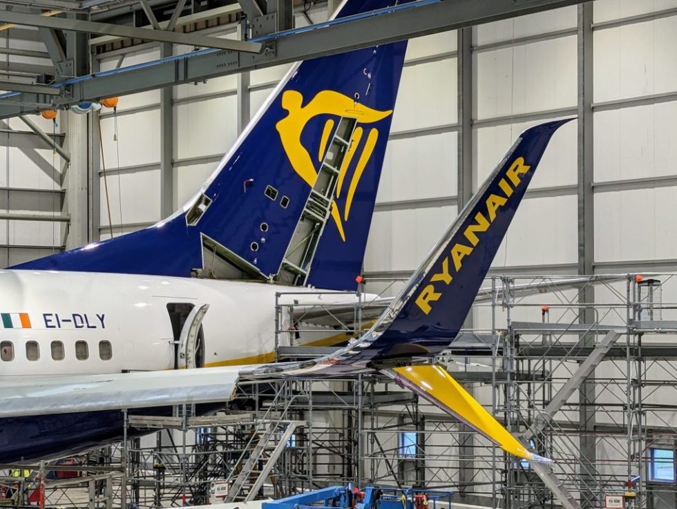 Ryanair is set to go greener following a $175m (£140m) deal with Boeing’s subsidiary and technology company Aviation Partners Boeing. (Photo/Ryanair)