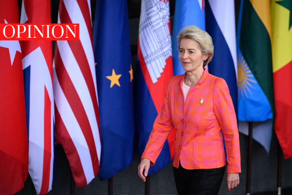 EU Commissioner Ursula von der Leyen in Davos last week
