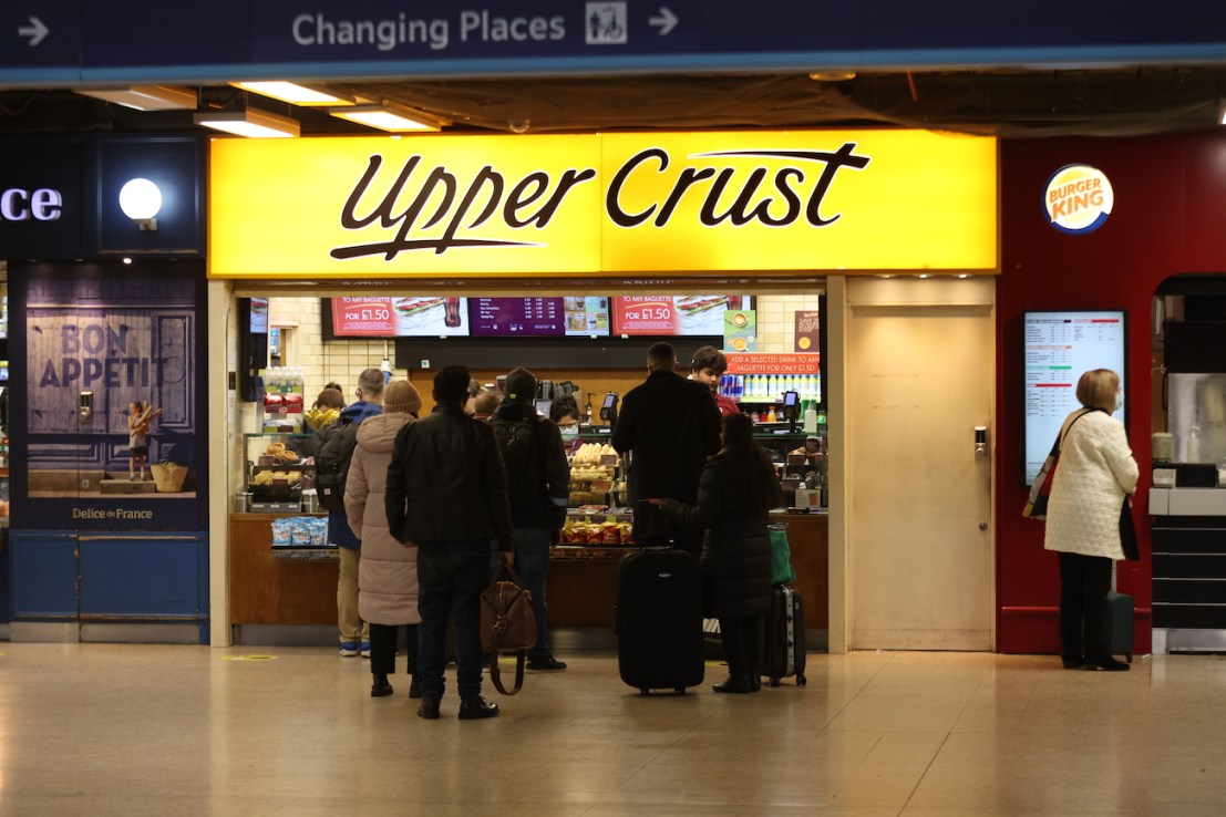 An Upper Crust in Euston Station 