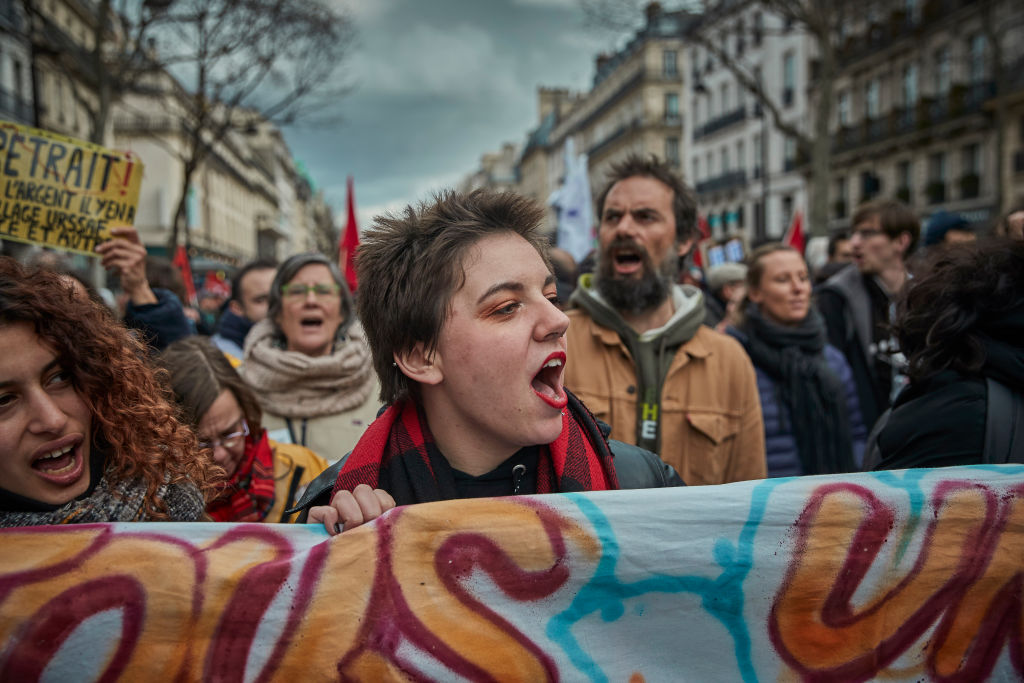 Union Workers Strike As Macron's Government Forces Through Pension Reforms