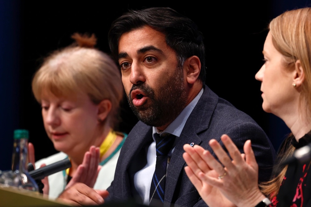Humza Yousaf has emerged as the clear favourite. Photo: Getty
