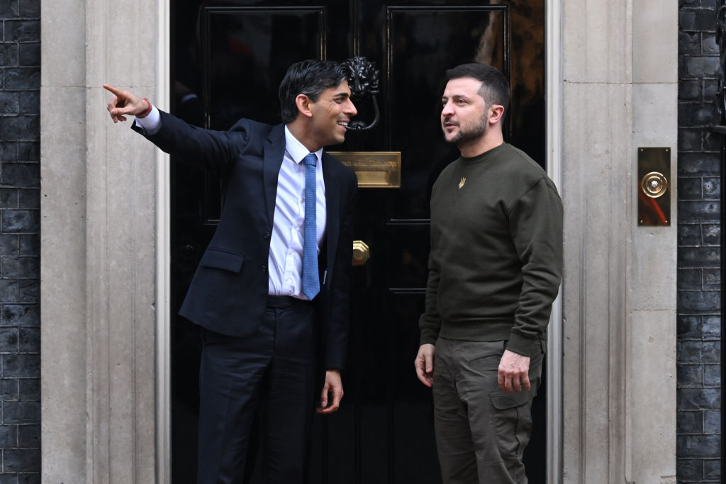 President Zelensky Makes Surprise Visit To The UK