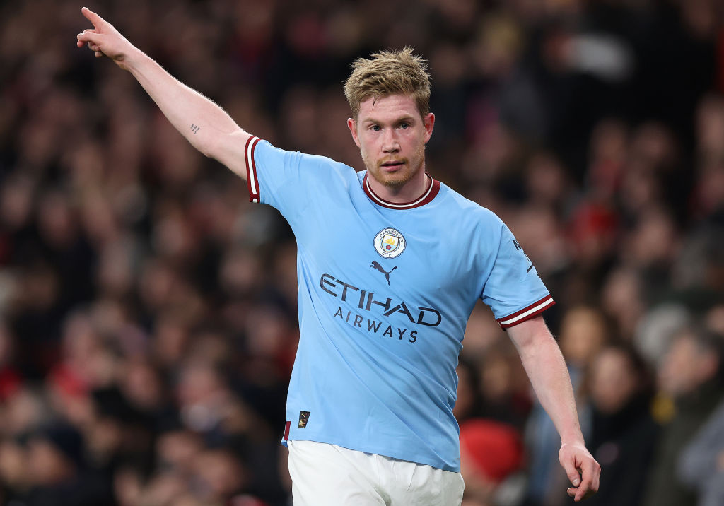 Manchester City will be without Belgian playmaker Kevin De Bruyne, as well as Aymeric Laporte and John Stones, for their Champions League round of 16 clash against RB Leipzig tomorrow evening.
