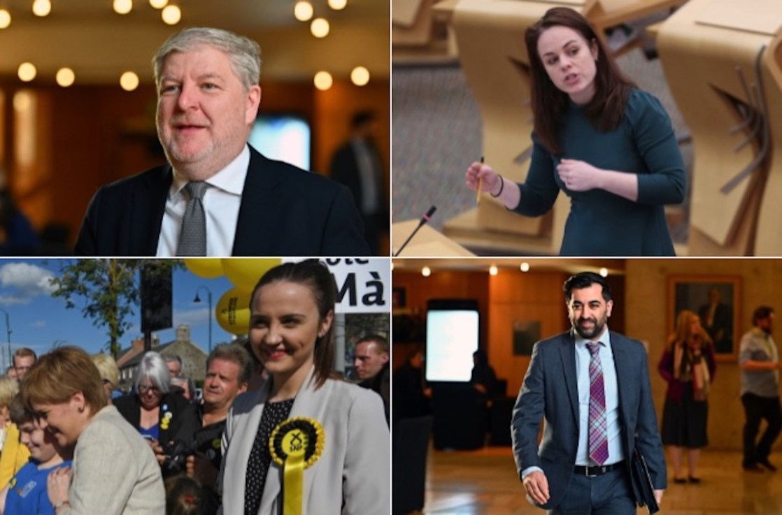 From top left: Angus Robertson; Kate Forbes; Humza Yousaf; and Mairi McAllan. Photos: Getty