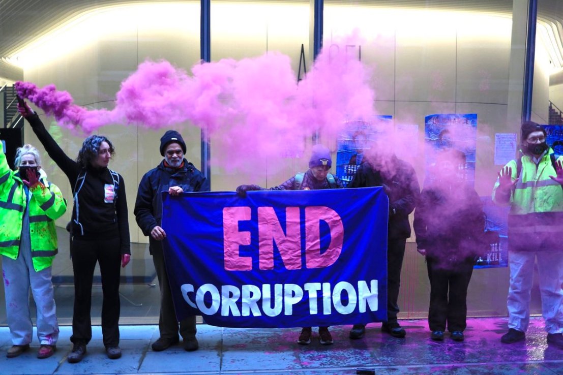 XR demonstrators at UK Finance's HQ