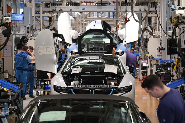 Some 15 per cent of BMW's sales were all-electric last year and it has a goal of raising that to a third by 2026. (Photo by Sean Gallup/Getty Images)