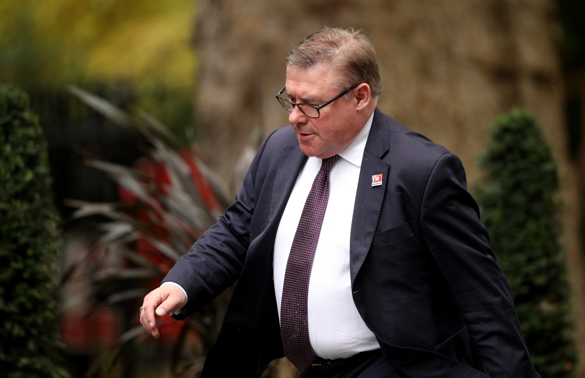 LONDON, ENGLAND - OCTOBER 21: Conservative MP and Deputy Chairman of the European Research Group (ERG) Mark Francois arrives at 10 Downing Street on October 21, 2019 in London, England. Prime Minister Boris Johnson is pressing Parliament for a "straight up-and-down vote" on his Brexit deal, after he was forced to ask the European Union for a new delay of the Brexit deadline. (Photo by Dan Kitwood/Getty Images)