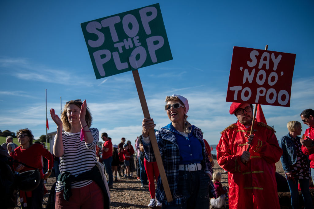 'Barricade The Beach' Protest In Whitstable Over Wastewater Discharge