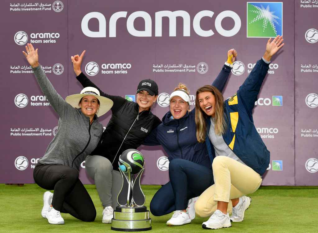 The Aramco Team Series combines individual and team competitions across five tournaments