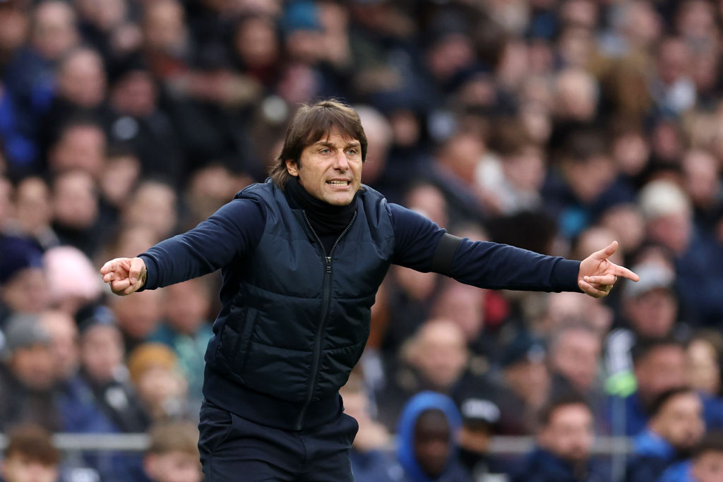 Tottenham manager Antonio Conte is back in the dugout for tomorrow's Champions League match against AC Milan