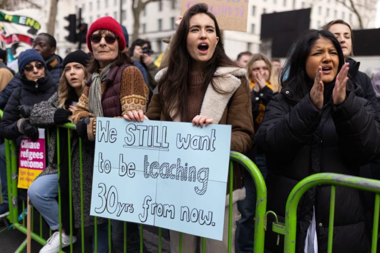 Teachers Join Civil Servants And Rail Workers In Strikes Across The UK