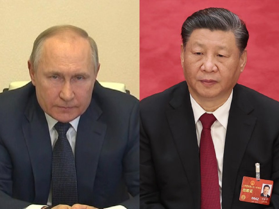 Vladimir Putin and Chinese President Xi Jinping (Photo by Lintao Zhang/Getty Images)