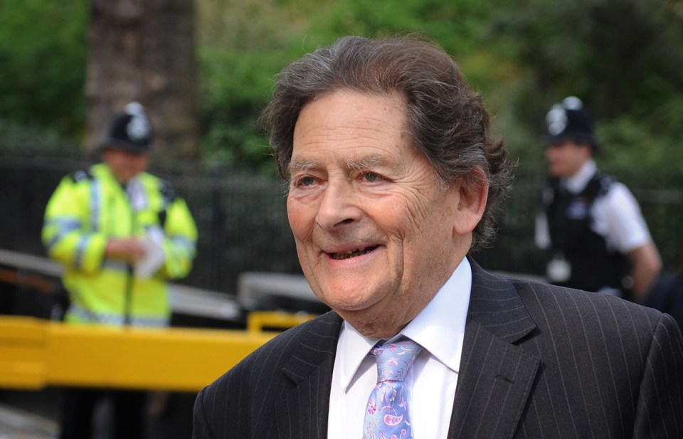 Former Chancellor of the Exchequer Nigel Lawson 