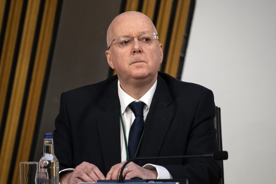 Peter Murrell, the former Chief Executive of the Scottish National Party, who is understood to have been arrested by Police Scotland over a investigation into the party's finances. 