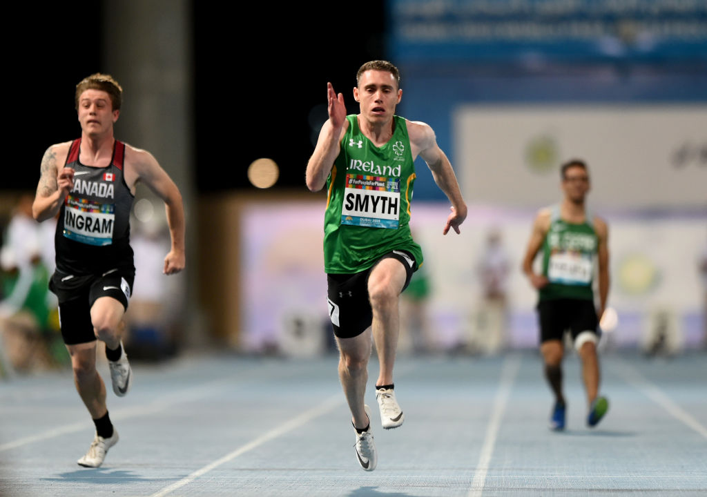 Visually impaired sprinter Jason Smyth went unbeaten in four Paralympic Games and also competed in able-bodied sport