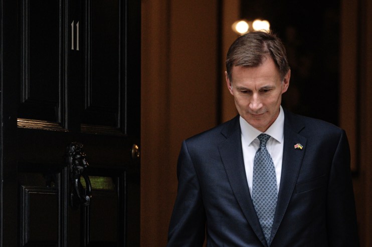 UK Chancellor Jeremy Hunt