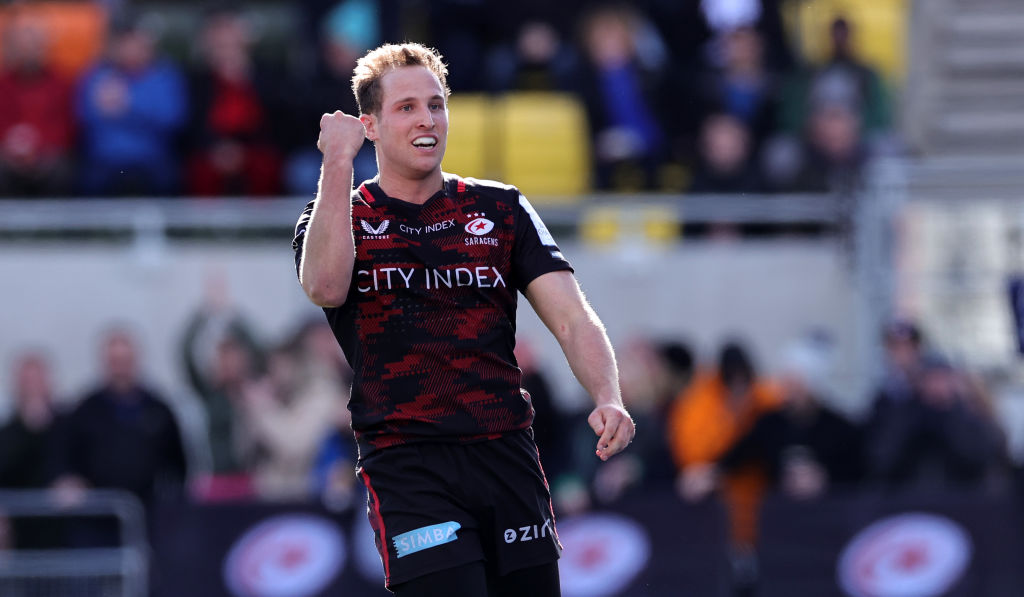 Saracens overcame a stubborn Ospreys outfit yesterday in north London to beat their Welsh opposition 35-20 and book themselves a spot in the quarter-finals of the Champions Cup against title holders La Rochelle on the Atlantic coast.