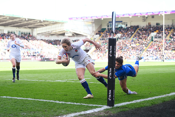 Winger Abby Dow scored four tries as England continued their strong start to the Women’s Six Nations with a 68-5 win over Italy at Franklin’s Gardens in Northampton.