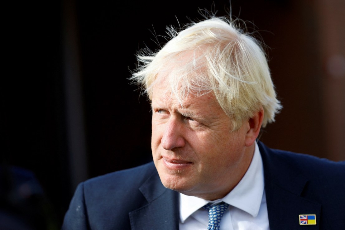 Former prime minister Boris Johnson. (Photo credit: Andrew Boyers/PA Wire)