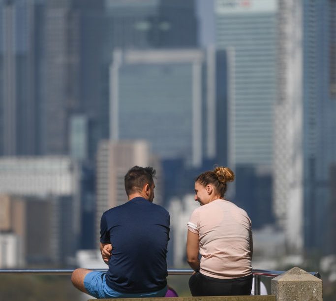 Dating colleagues: "As someone who has had two dating columns around the world, very often you are dating colleagues or - in the loose, work from home times, someone you have a work relationship with."(Photo by Peter Summers/Getty Images)