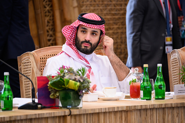 Crown Prince Mohammed bin Salman of Saudi Arabia at the G20 Summit in Indonesia in 2022. (Photo by Leon Neal/Getty Images,)